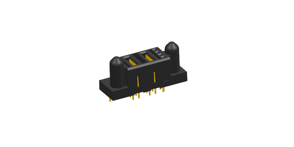 2P power+4P signal 7.62mm female terminal block 180-degree plug-in power signal connector